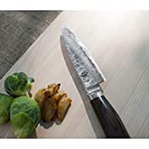 Shun Cutlery Premier 5-Piece Starter Block Set, Kitchen Knife, Knife Block Set, Includes 8” Chef's Knife, 4” Paring Knife, 5.6” Utility Knife, & Honing Steel, Handcrafted Japanese Kitchen Knives