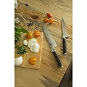 Shun Cutlery Premier 5-Piece Starter Block Set, Kitchen Knife, Knife Block Set, Includes 8” Chef's Knife, 4” Paring Knife, 5.6” Utility Knife, & Honing Steel, Handcrafted Japanese Kitchen Knives