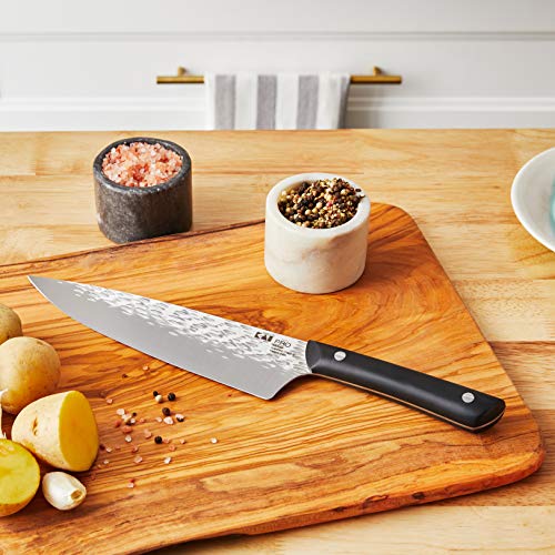 kai PRO Chef's Knife 8”, Thin, Light Kitchen Knife, Ideal for All-Around Food Preparation, Authentic, Hand-Sharpened Japanese Knife, Perfect for Fruit, Vegetables, and More, From the Makers of Shun