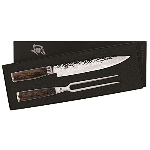 Shun TDMS0200 Carving Set, 1, Silver