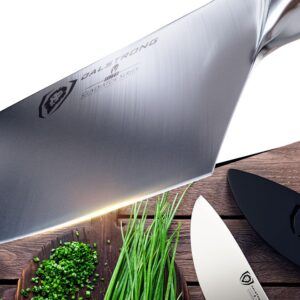 Dalstrong Herb & Salad Rocking Mincing Knife - 7 inch - Gladiator Series Elite - German HC Steel - w/Sheath - Vegetable Knife - Kitchen Knife - NSF Certified