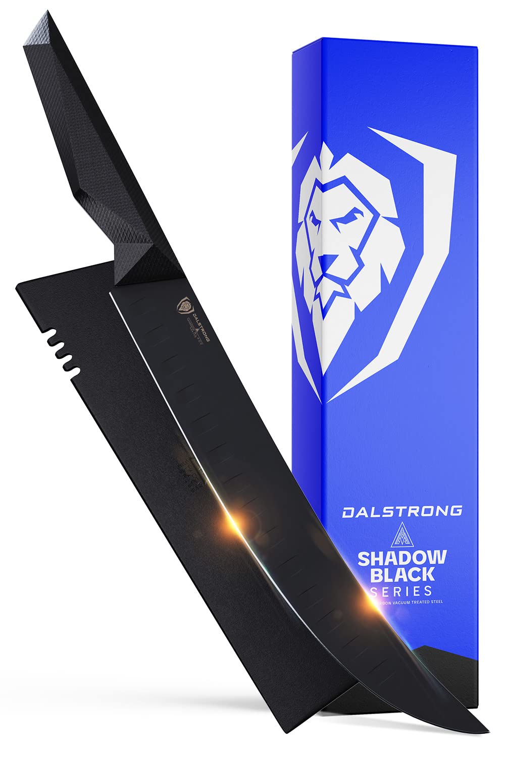 Dalstrong Shadow Black Series Curved Boning Knife 6" Bundled with Butcher & Breaking Knife 10" - NSF Certified