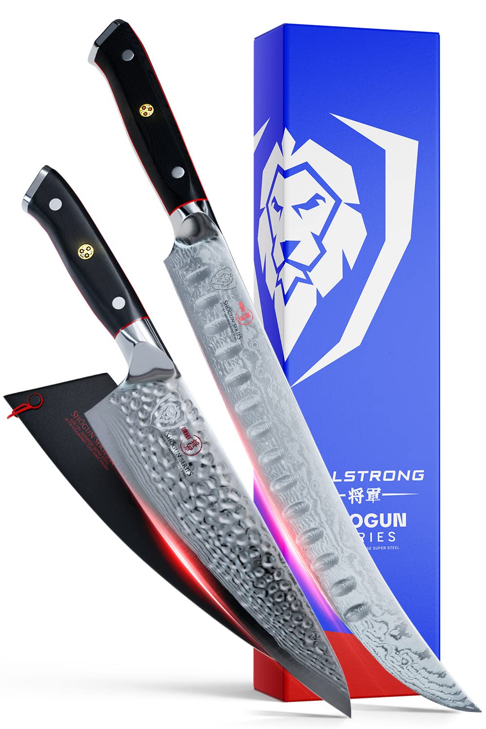 Dalstrong Shogun Series Butcher Knife 10" Bundled with Chef Knife 8" - ELITE