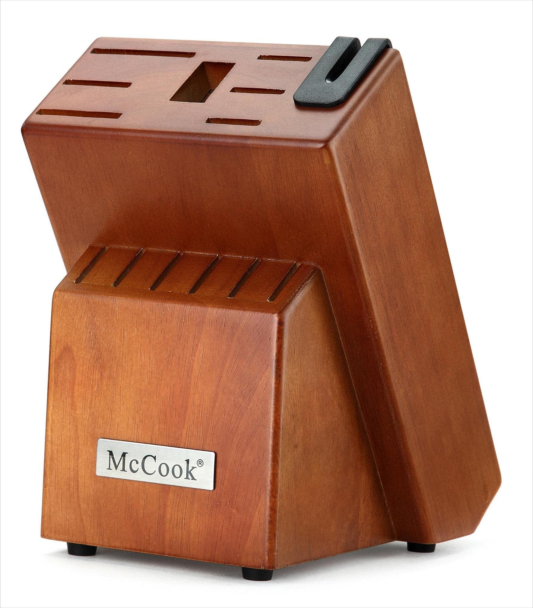 McCook MC59B Steak Knives Set of 6 + McCook Knife MC29Block