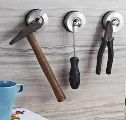Powerful Suction Cup Magnetic Knife Holder Wall Mounted Stainless Steel Magnet