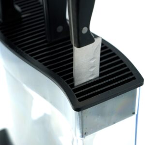 KNIFEdock WAVE by Storage Technologies. Revolutionary Kitchen Countertop Knife Storage. A beautiful way to display and identify each knife at a glance.The next generation knife block.(Holds 15 knives)