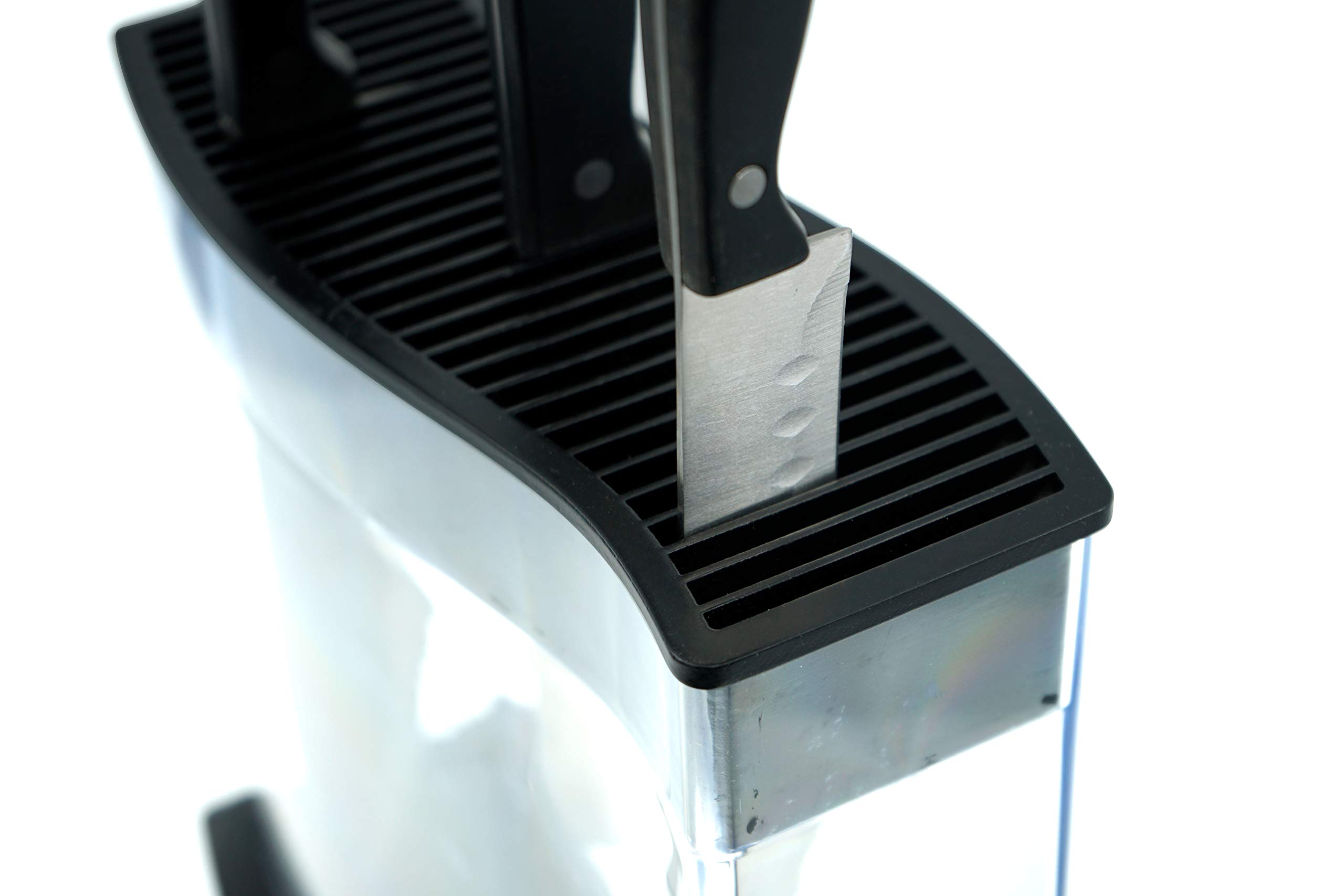 KNIFEdock WAVE by Storage Technologies. Revolutionary Kitchen Countertop Knife Storage. A beautiful way to display and identify each knife at a glance.The next generation knife block.(Holds 15 knives)