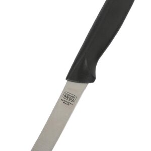 The Kosher Cook Parve Green Kitchen Knife – 4.5” Steak and Vegetable Knife - Razor Sharp Curved Tip, Straight Edge - Color Coded Kitchen Tools