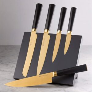 Viners 6-Piece Knife Block Giftbox | Titan Gold