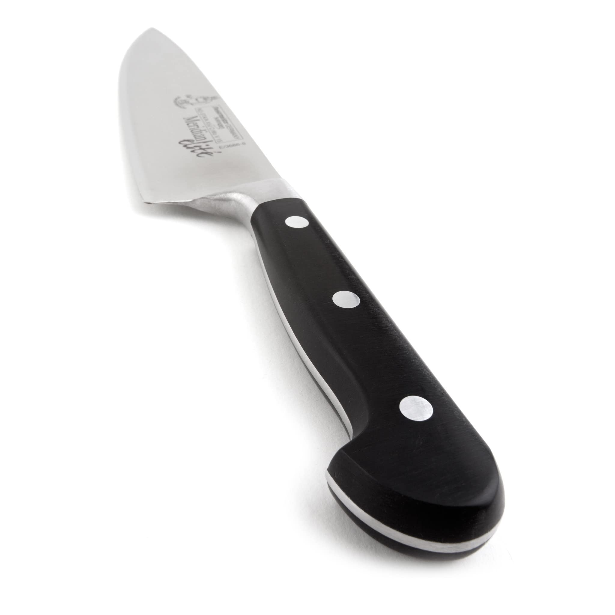 Messermeister Meridian Elite 8” Traditional Chef’s Knife - Fine German Steel Alloy Blade - Rust Resistant & Easy to Maintain