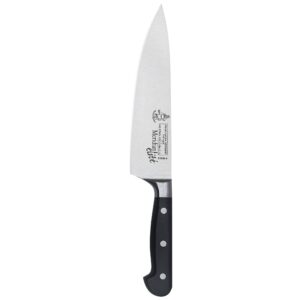 Messermeister Meridian Elite 8” Traditional Chef’s Knife - Fine German Steel Alloy Blade - Rust Resistant & Easy to Maintain