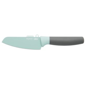 berghoff leo ceramic coated non-stick vegetable knife with zester, 11cm, stainless steel, green, 5.5 x 24.5 x 2 cm