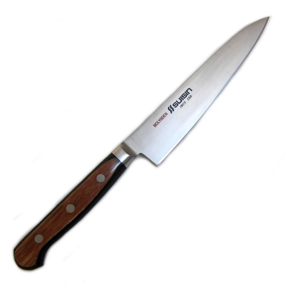 Houcho.com Suisin Inox Western-Style Knife Series, Genuine Sakai-Manufactured, Inox Steel 5.9” (150mm) Utility Knife