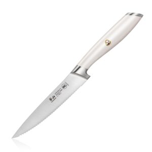 cangshan l1 series 1027471 german steel forged 5" serrated utility knife
