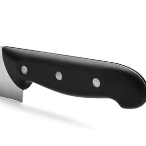 ARCOS Santoku Knife 7 Inch Nitrum Stainless Steel. Japanese Kitchen Knife for Fish, Meat and Vegetables. Ergonomic Polyoxymethylene POM Handle and 170 mm blade. Multi-use. Series Maitre. Color Black