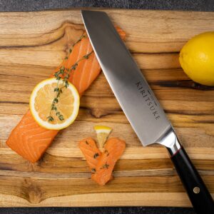 Professional Chef Knife - Kiritsuke 8 Inch Kitchen Knife - Premium Ergonomic Ultra Sharp High Carbon German Stainless Steel - Pakkawood Handle Chef's Knives