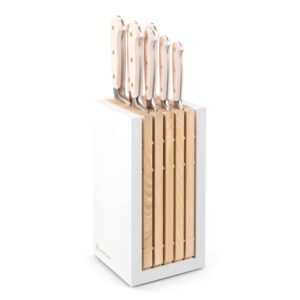 WÜSTHOF Classic Pink Himalayan Salt 8 Piece Knife Block Set