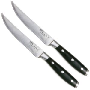 norpro stainless steel 5-inch steak knives, 2 piece set