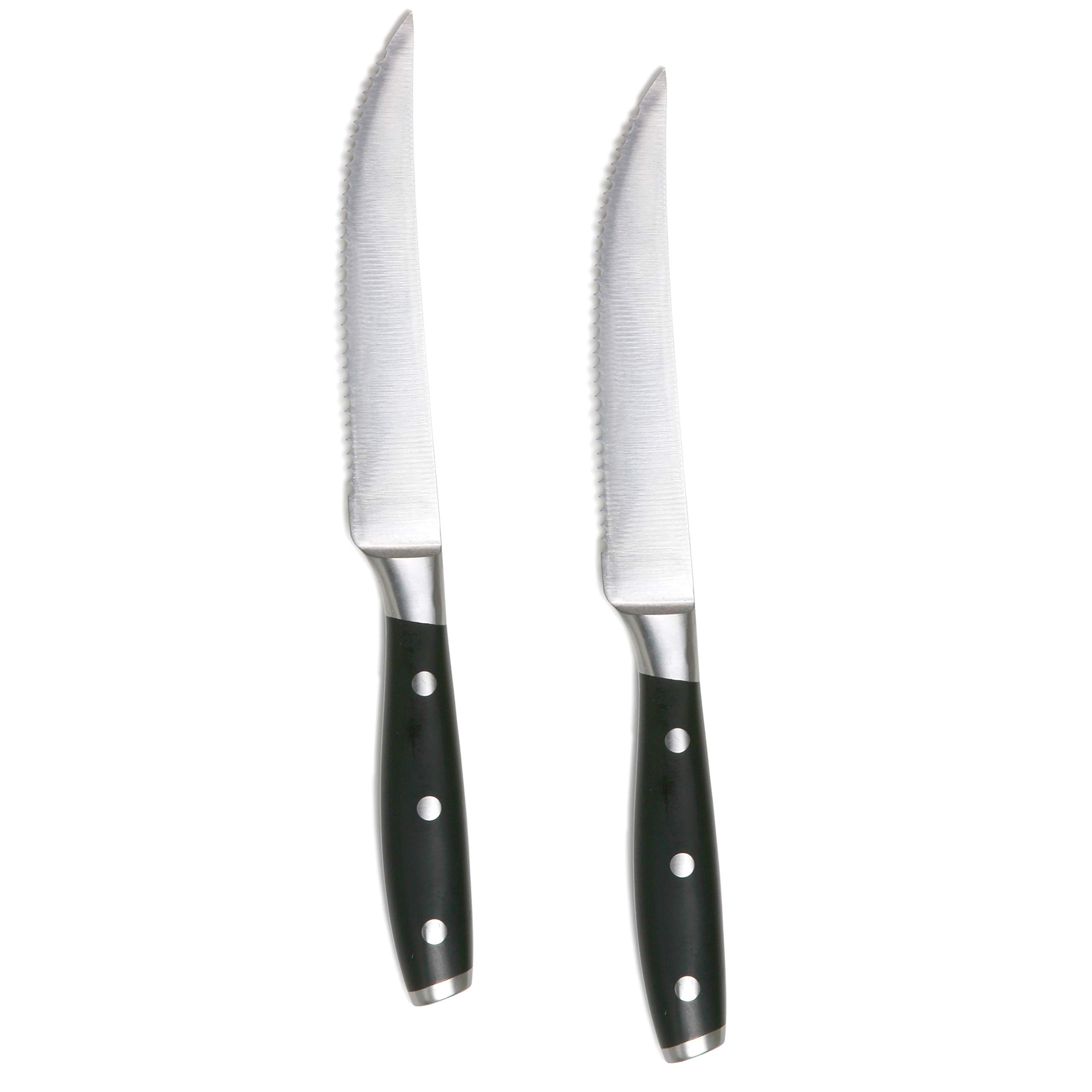 Norpro Stainless Steel 5-Inch Steak Knives, 2 Piece Set