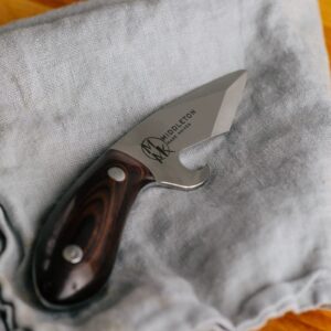 Middleton Made Knives Brew Shucker - Oyster Knife with Bottle Opener - Handmade Oyster Shucker - Oyster Shucking Knife - Made in the USA