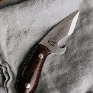 Middleton Made Knives Brew Shucker - Oyster Knife with Bottle Opener - Handmade Oyster Shucker - Oyster Shucking Knife - Made in the USA
