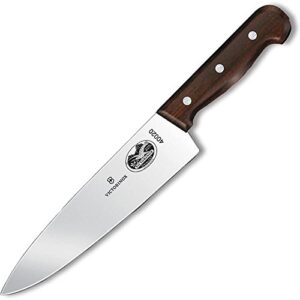 victorinox chef's 8" blade with 2" rosewood handle