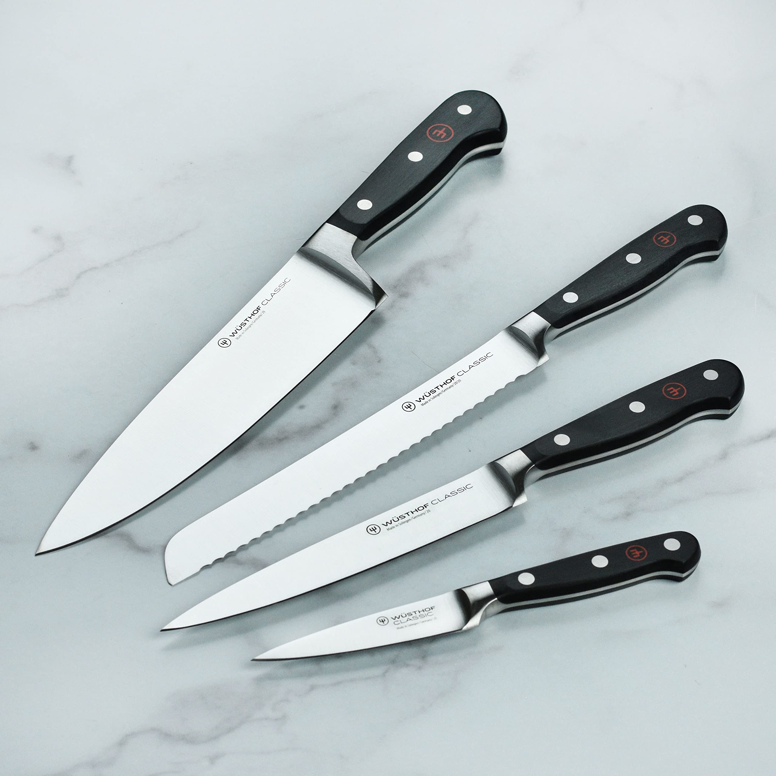 Wusthof Classic 7 Piece Knife Set with Acacia Block