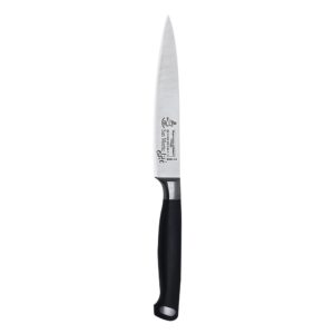 messermeister san moritz elite spear point paring knife, black, 4.5-inch
