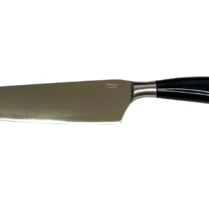 Coltelleria Saladini Stainless Steel Chef’s Knife with Buffalo Horn Handle, 8-Inch