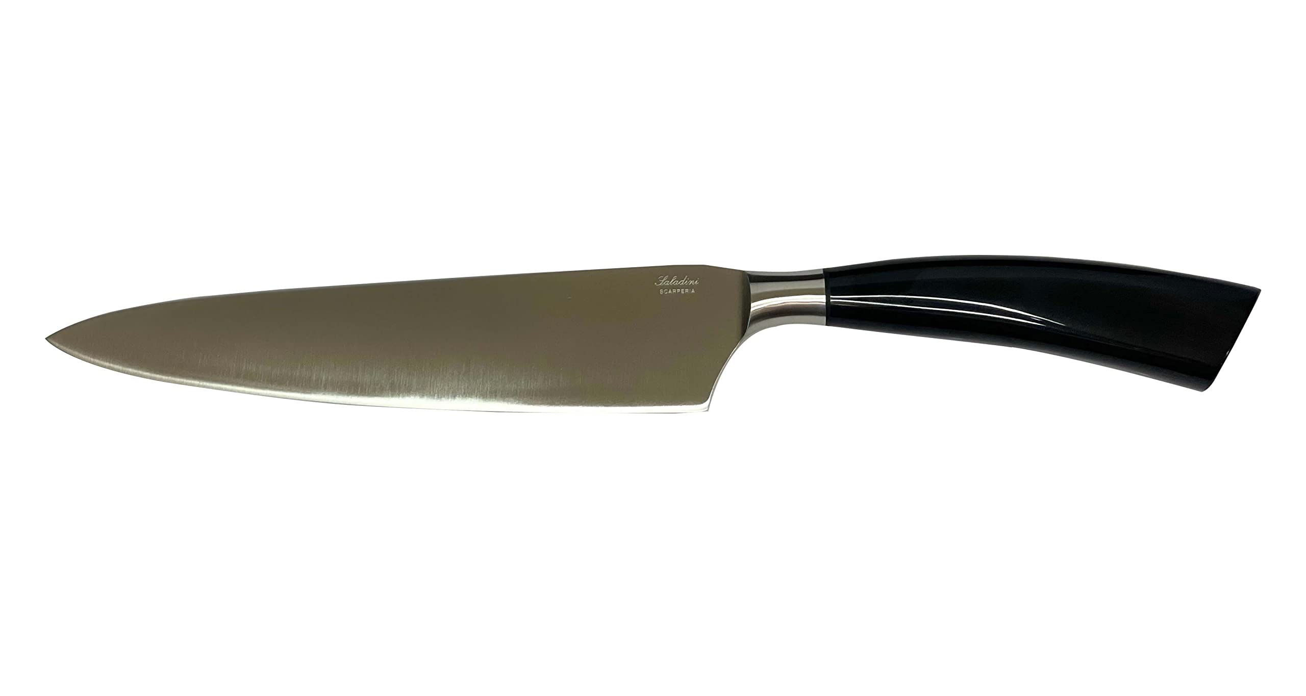 Coltelleria Saladini Stainless Steel Chef’s Knife with Buffalo Horn Handle, 8-Inch