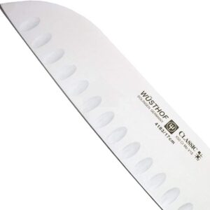 Wusthof Trident 4183 Forged Santoku with Granton Edge Knife - Classic 7" Blade