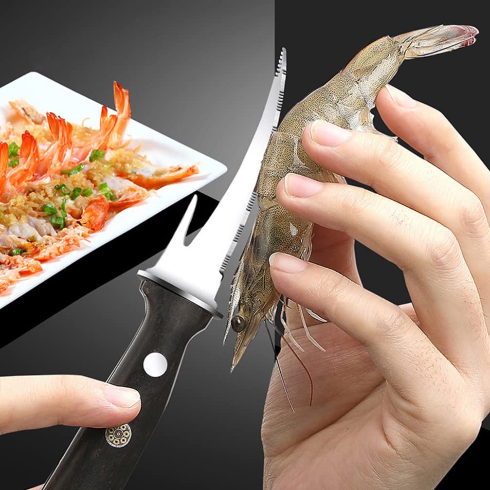 Shrimp Deveiner Tool Stainless Steel Shrimp Peeler Shrimp Deveining Tool Shrimp Cleaner Peeler Shrimp Cutter Shrimp Knife Seafood Peeler for Shrimp Prawn Lobster