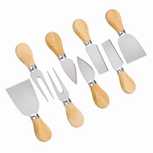 8 cheese knives set-2 cheese mini knife, 2 cheese butter knife, 2 cheese spatula & 2 cheese fork