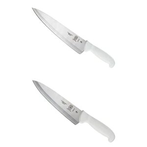 mercer culinary ultimate white chef's 10-inch and 8-inch knife set