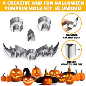 Pumpkin-Carving-Kit,Halloween-Decorations-Pumpkin-Carving-Tools with Stencils for Kids Adults Family DIY,11PCS Heavy Duty Stainless Steel Pumpkin Carving Set Carver Tool Outdoor Gifts for Halloween