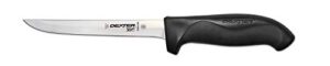 dexter 6" narrow boning knife, black handle
