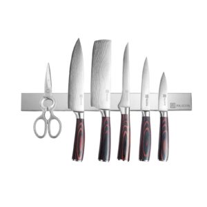 paudin 17.7 inch stainless steel magnetic knife bar-use as knife holder for wall, knife rack, knife strip, kitchen utensil holder and tool holder/storage