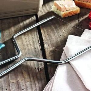 Le Thiers Premium Sturdy 10 cm / 3.94-in Stainless Steel Cheese Slicer / Lyre For Hard & Soft Cheeses by Roger Orfevre