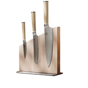 MATERIAL Knife Trio + Stand (Cool Neutral/White Ash)