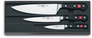 wüsthof classic high carbon steel 3 piece chef's knife set
