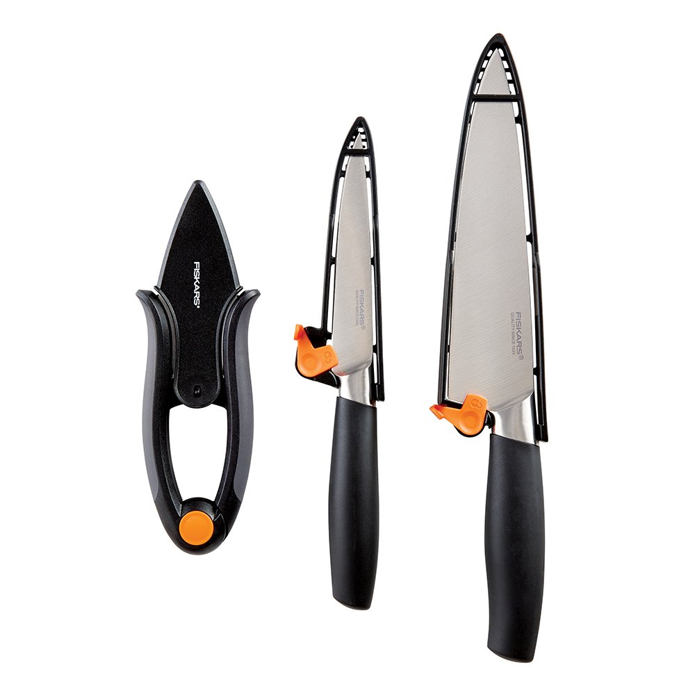 Fiskars 3 Piece Functional Form+ Kitchen Cutting Essentials Set,