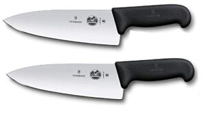 victorinox fibrox pro chef's knife, 8-inch chef's ffp - set of 2