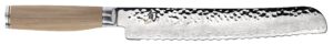 shun premier blonde bread knife, 9 inch, silver