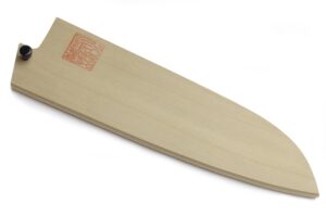 yoshihiro natural magnolia wood saya cover blade protector for santoku (180mm)7in