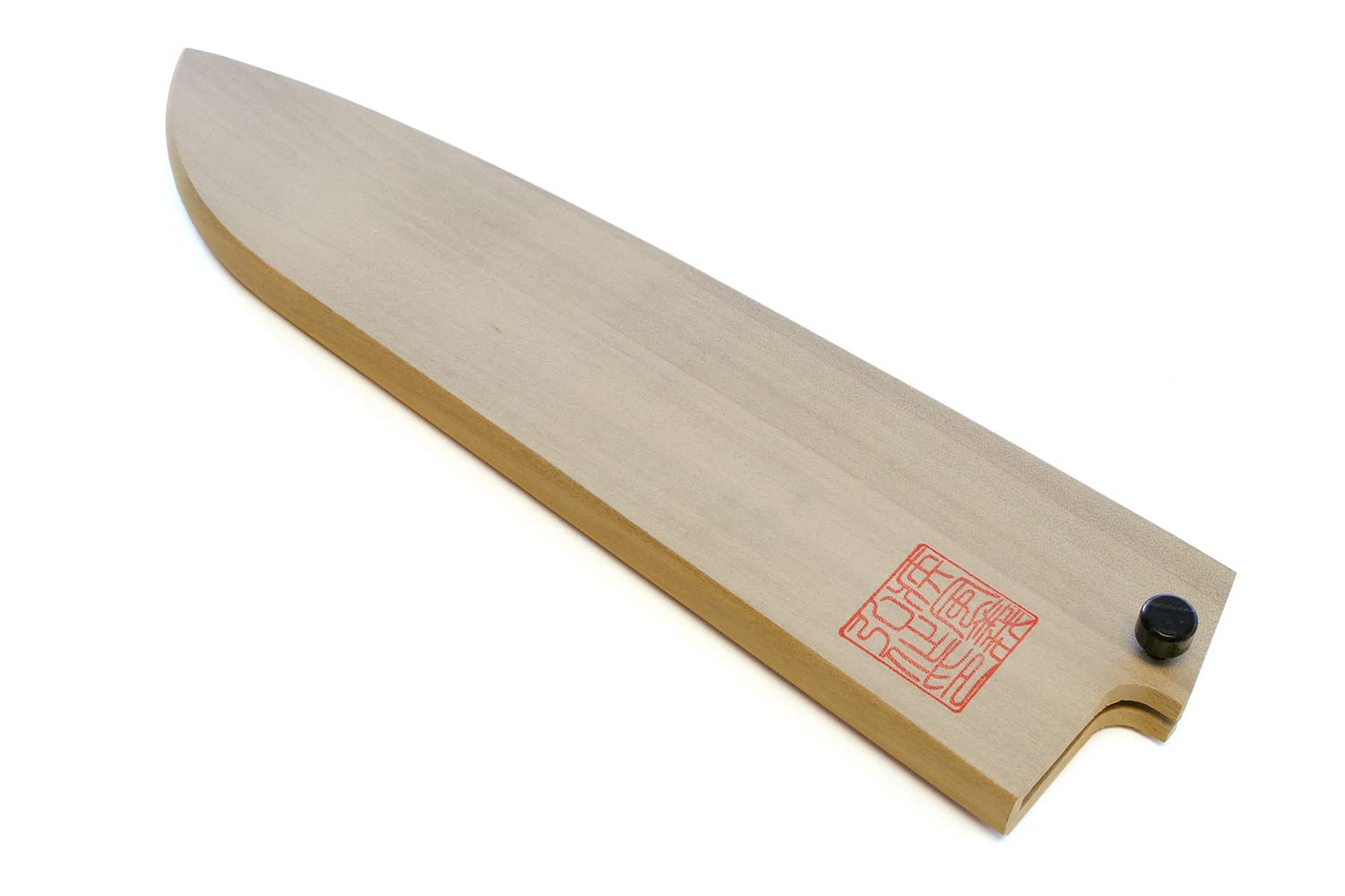 Yoshihiro Natural Magnolia Wood Saya Cover Blade Protector for Santoku (180mm)7in