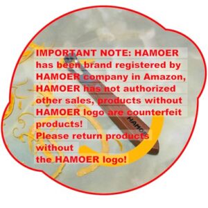 HAMOER Channel Knife Zester - Fruit and Vegetable Tool for Decorating Cocktails, Desserts, and Salads Stainless Steel Tip Wooden Handle