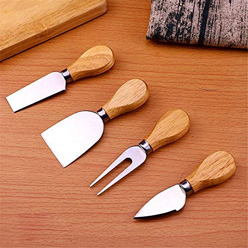 4PCS Cheese Knife Set, Besot Premium Stainless Steel Cheese Slices and Cutter Collection with Handle（Gift-ready) …