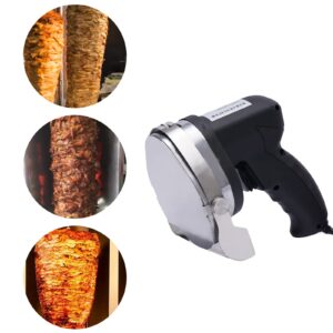 DYRABREST Hand-Held Electric Kebab Knife,Professional Shawarma Meat Cutter Machine Gyro Blade,Commercial Stainless Steel Kebab Slicer
