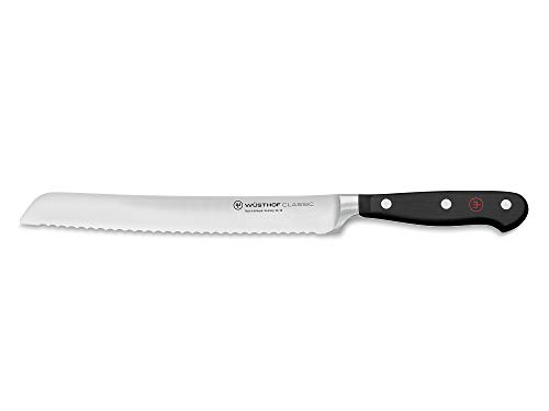 Wüsthof Classic 8" Bread Knife, Black