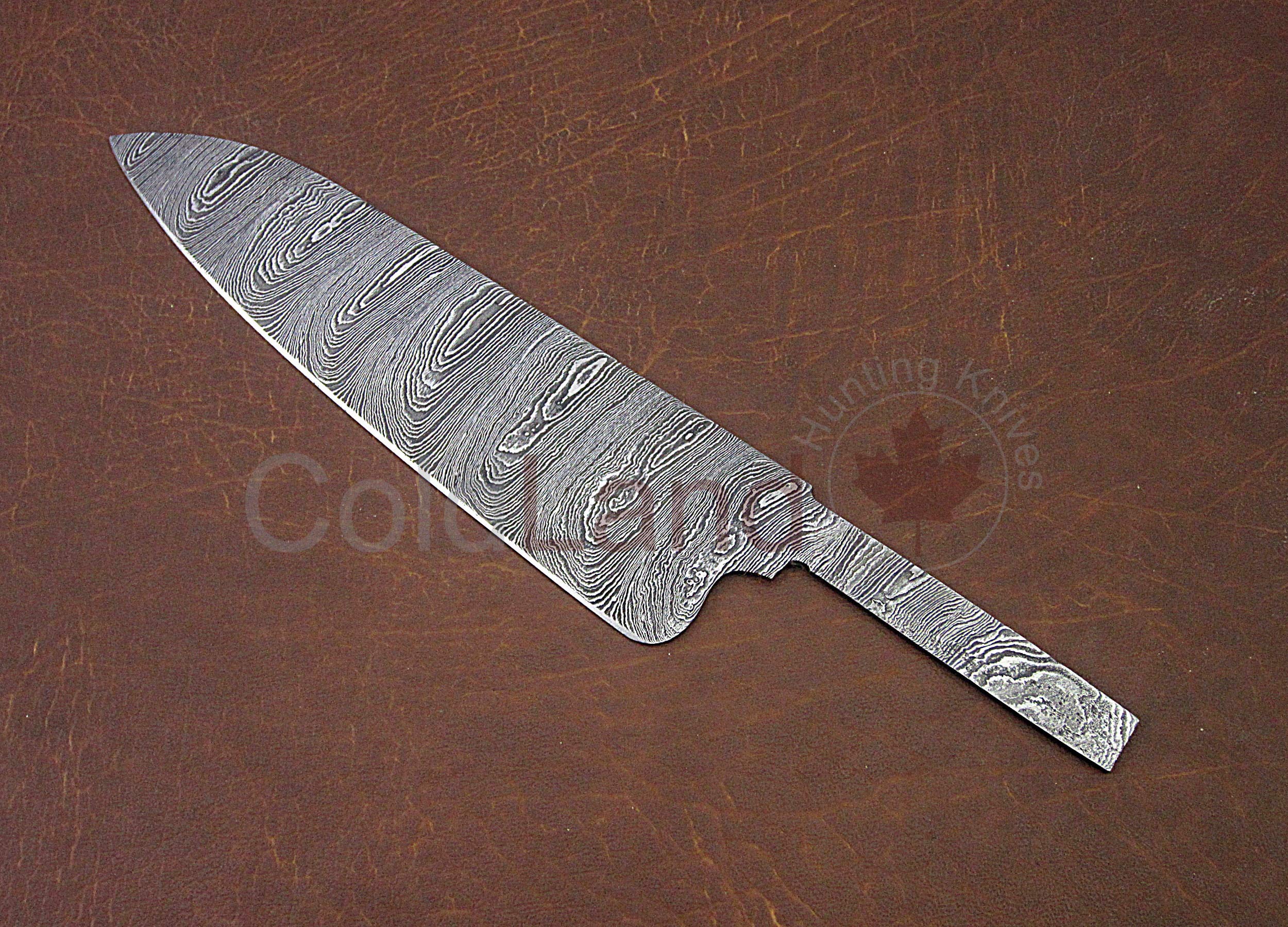 ColdLand knife blanks, Damascus Knife Blank for Kitchen, Professional Kitchen Hand Forged Knife Blanks for Knife Making, Knife Blanks Blade for Chef Knife